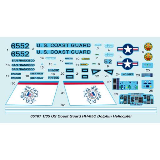 1/35 Helicóptero Guardacostas US HH-65C Dolphin [2]