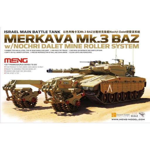 1/35 Merkava MK.3 BAZ Mine Roller System