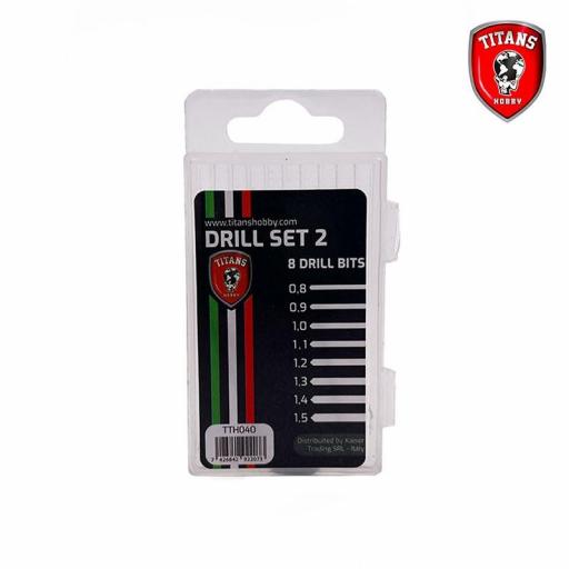 Set 8 brocas (0.8 a 1.5 mm) [0]