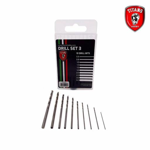 Set 10 brocas (0.5 a 3.0 mm) [1]