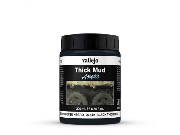 Textura Barro Denso Negro - 26.812 - Black Thick Mud [0]