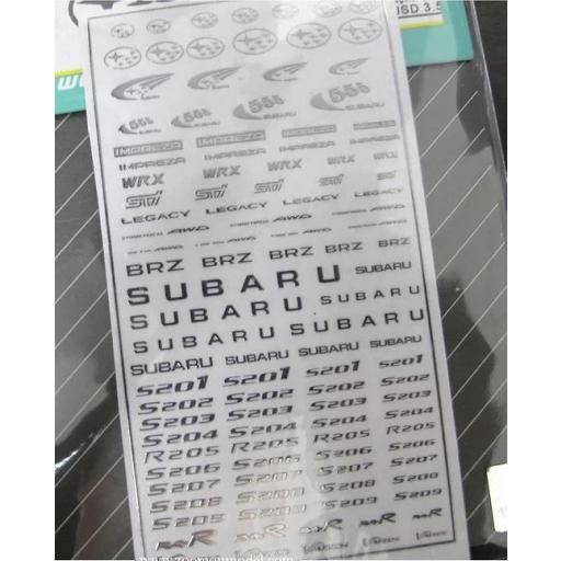 Subaru Logo Metal Stickers