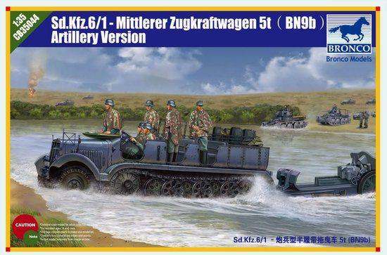 1/35 Halftrack Sd.Kfz 6 /1-Mittlerer Zugkraftwagen 5t (BN9b)  Artillería