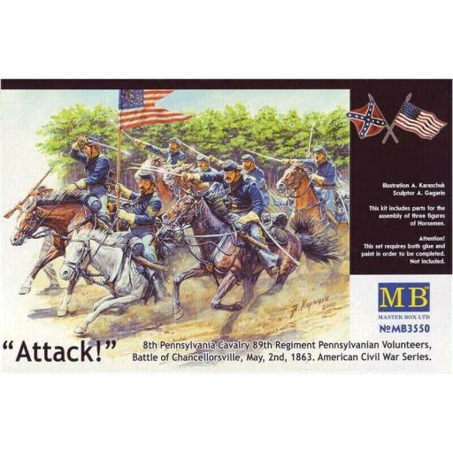1/35 " Attack ! " . American Civil War Series
