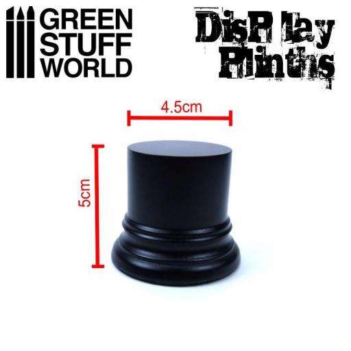 Pedestal DM - Negro - Redondo  4,5cm  [1]