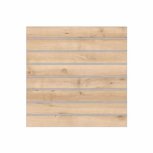 Panel de lamas madera natural [0]