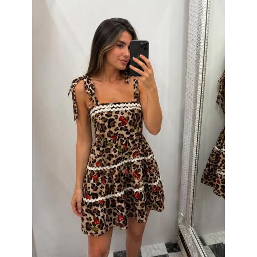 Vestido corto Cerezas 