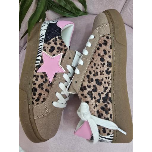 ZAPATILLAS PRINT FINDLAY ESTRELLA ROSA [5]
