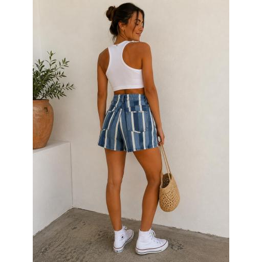 Short rayas azules  [1]