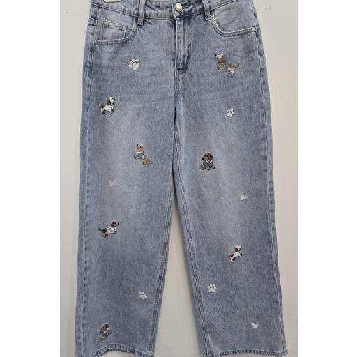 Pantalón vaquero perro salchicha Melly&co