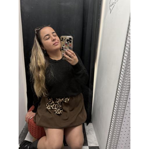 Falda Lazo chocolate  [4]