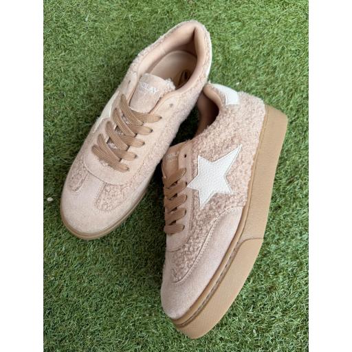 Zapatillas borreguito Findlay beige 