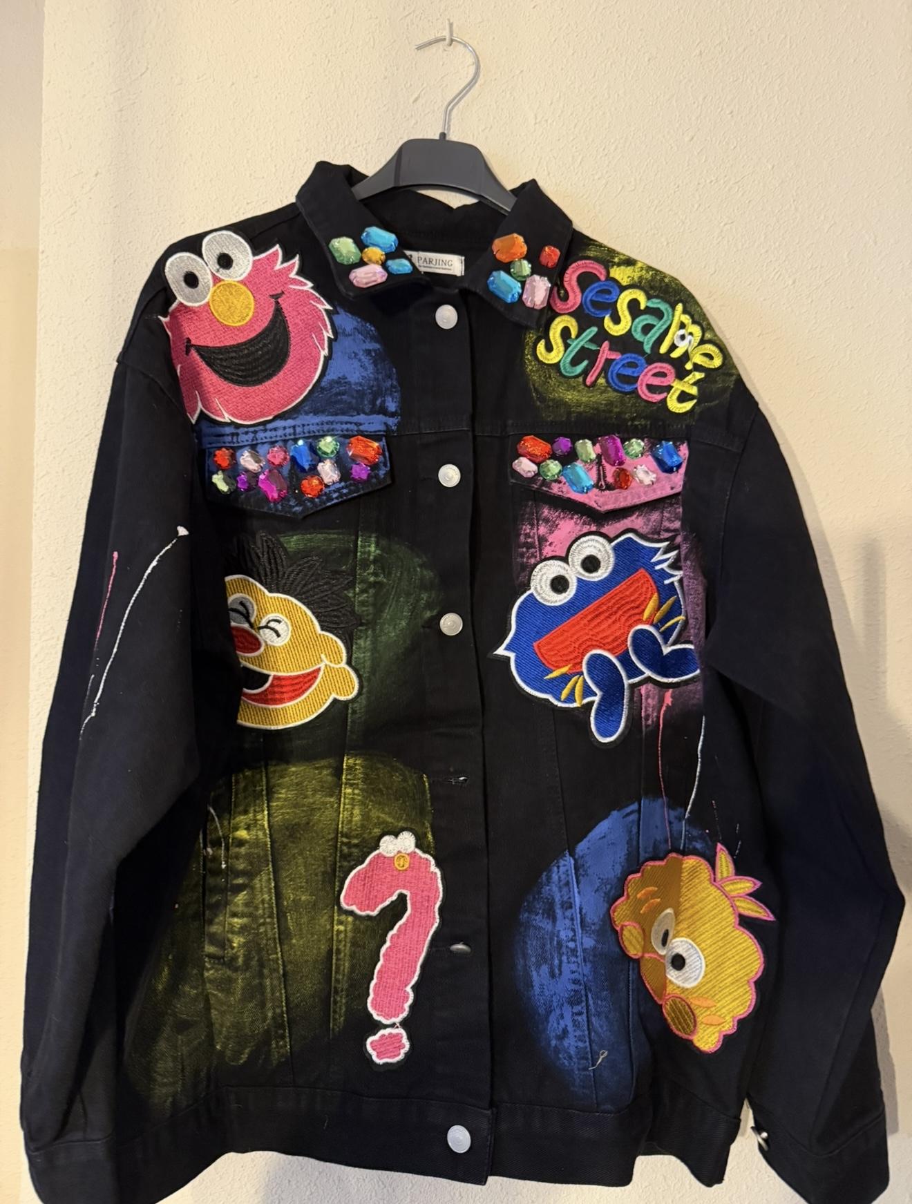 Cazadora vaquera coco