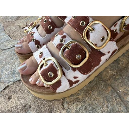 Sandalias vaca 