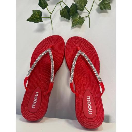 Chanclas rojas brilli  [1]