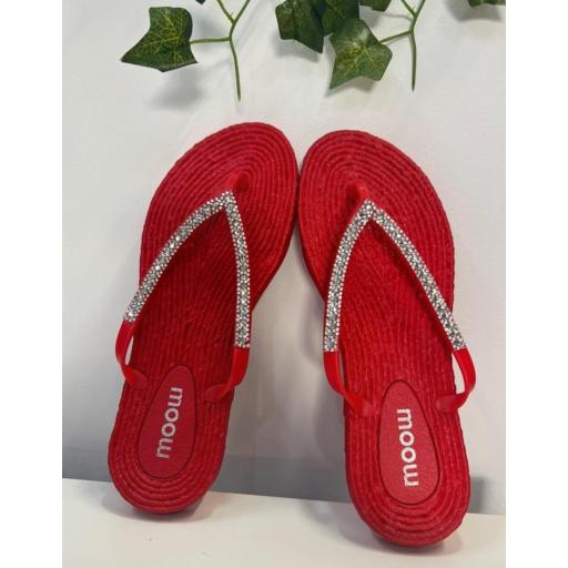 Chanclas rojas brilli  [4]