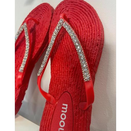 Chanclas rojas brilli  [5]