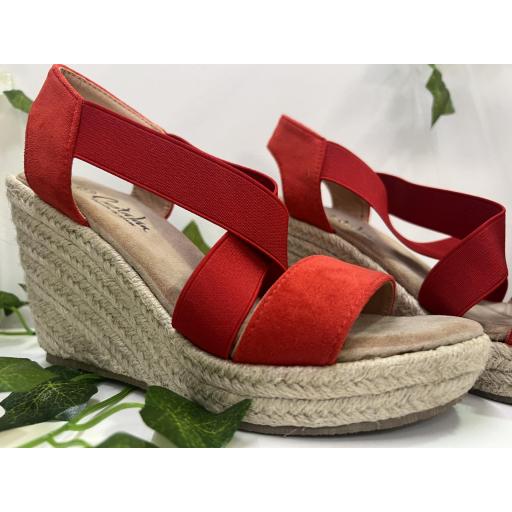 Sandalias rojas tiras  [3]