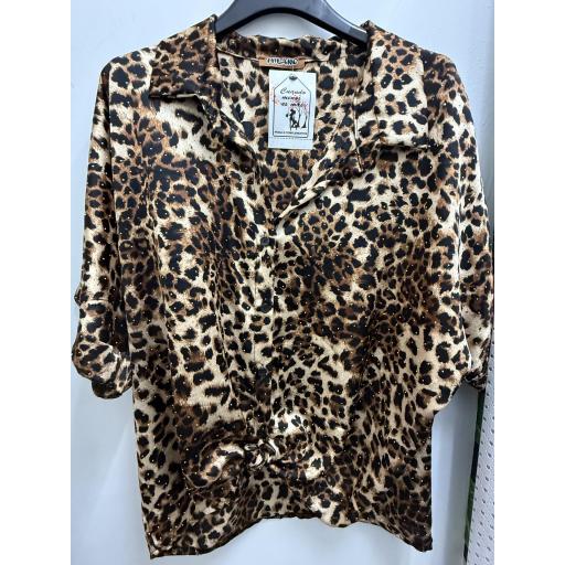 Camisa animal print brilli 