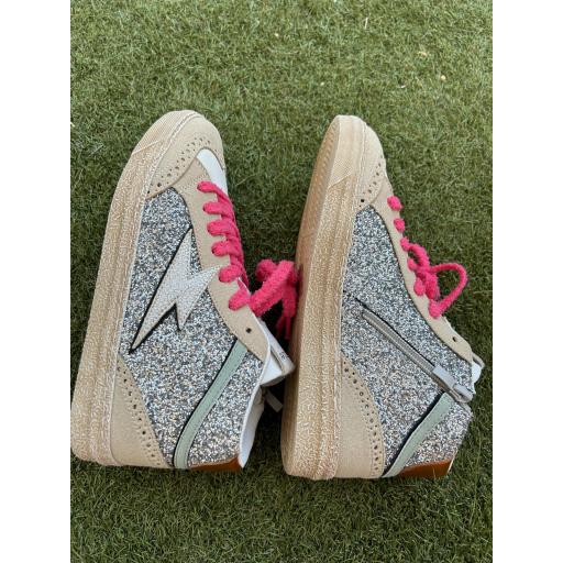 Zapatilla botín Findlay glitter colores [2]