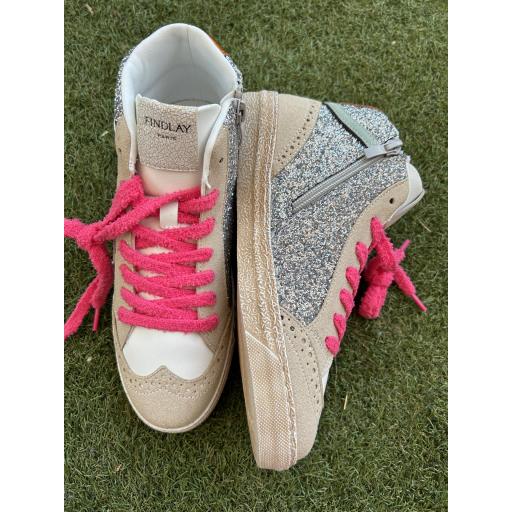 Zapatilla botín Findlay glitter colores [4]
