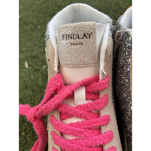 Zapatilla botín Findlay glitter colores [3]