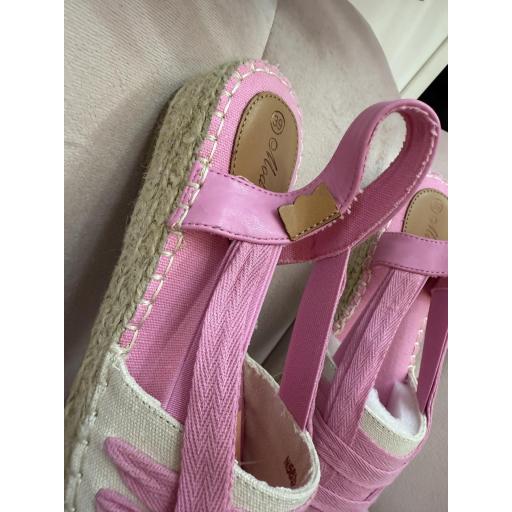 Esparteñas cordones rosas  [4]