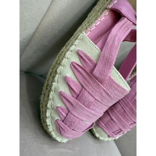 Esparteñas cordones rosas  [5]