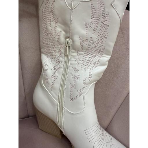 Botas cowboy blancas  [5]