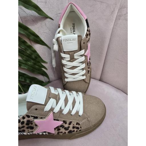 ZAPATILLAS PRINT FINDLAY ESTRELLA ROSA [3]