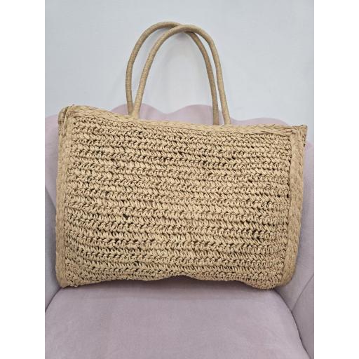 Bolso shopper rafia colores  [2]