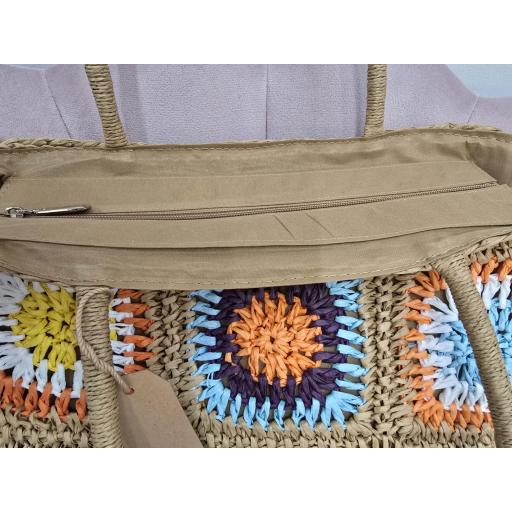 Bolso shopper rafia colores  [3]