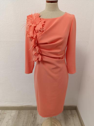 VESTIDO APLIQUE FLOR CARLA RUIZ [4]