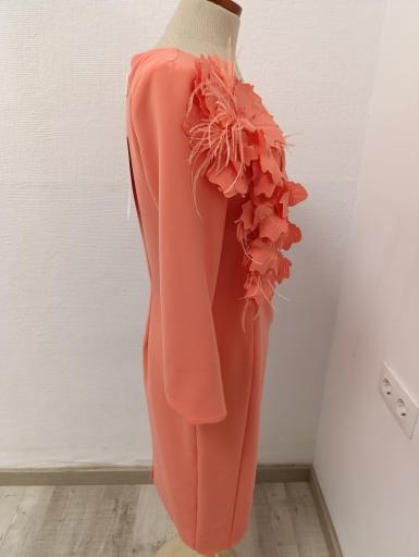 VESTIDO APLIQUE FLOR CARLA RUIZ [3]