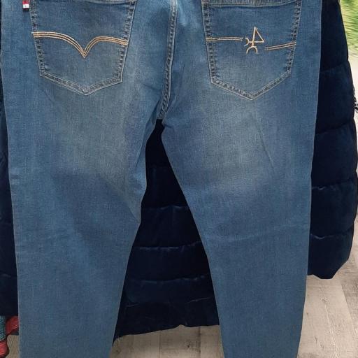 Pantalón H Denim Azul Jeans Medio [3]