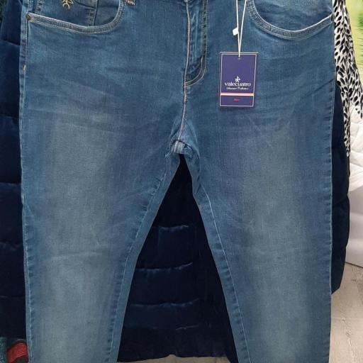 Pantalón H Denim Azul Jeans Medio [2]