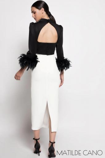 VESTIDO BICOLOR MATILDE CANO [1]