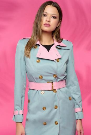 gabardina bicolor minueto