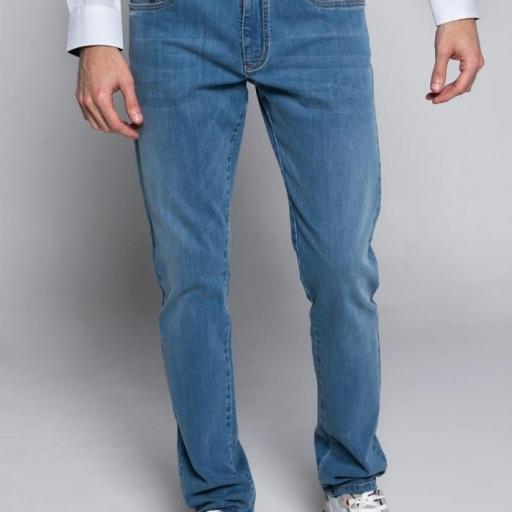 Pantalón H Denim Azul Jeans Claro [2]