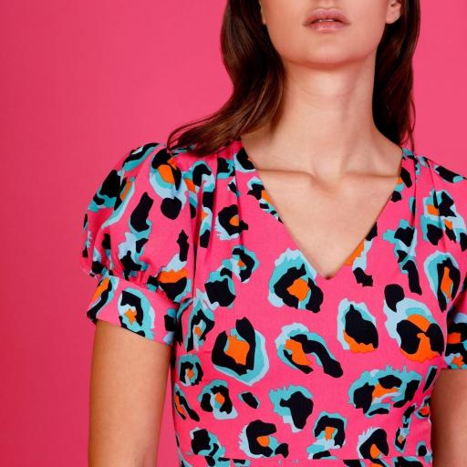 VESTIDO PINK LEO MINUETO [3]