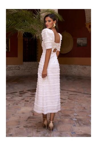 VESTIDO EVASE BORDADO [1]