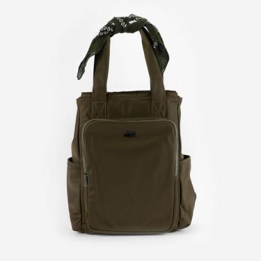 Mochila bandana kaki