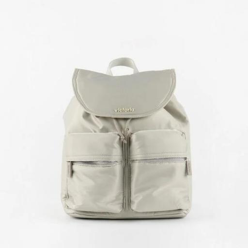 Mochila nylon bolsillos 