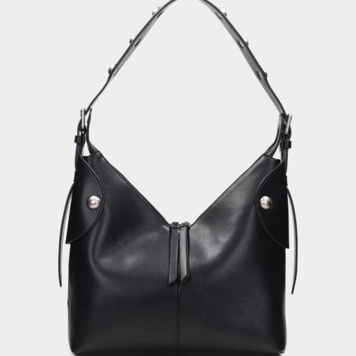 Bolso tachas negro