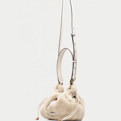 Bolso de hombro crema [2]