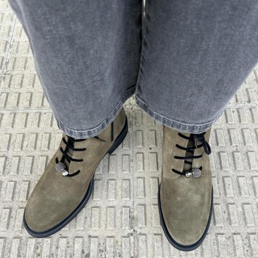 Botín Chester kaki