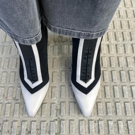 Botin Atlanta negro blanco [2]