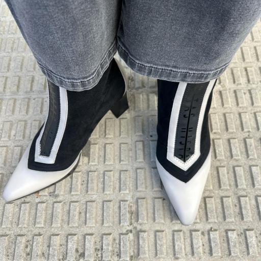 Botin Atlanta negro blanco [1]