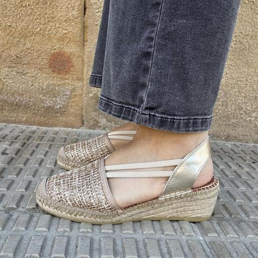 Alpargata Rosalina oro [0]