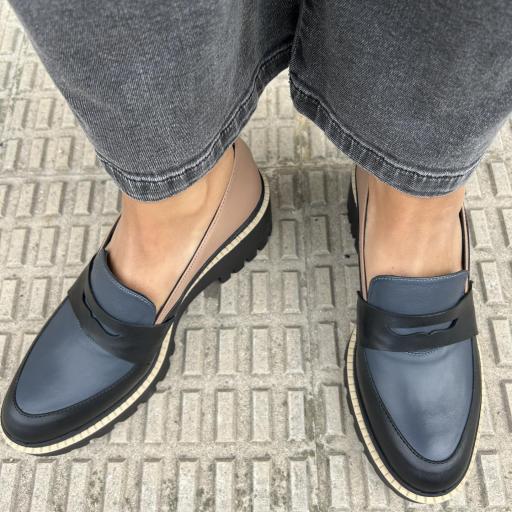 Zapato Rosa tricolor